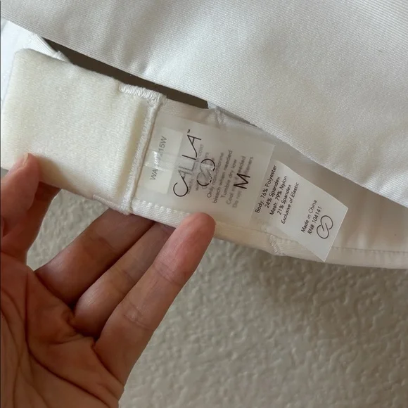 CALIA White Made To Move Racerback Bra sz Medium - Picture 2 of 7